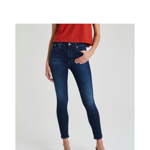 AG Adriano Goldschmied Jeans, Farrah Skinny Ankle Length, Dark Denim Vin… - Picture 5 of 5